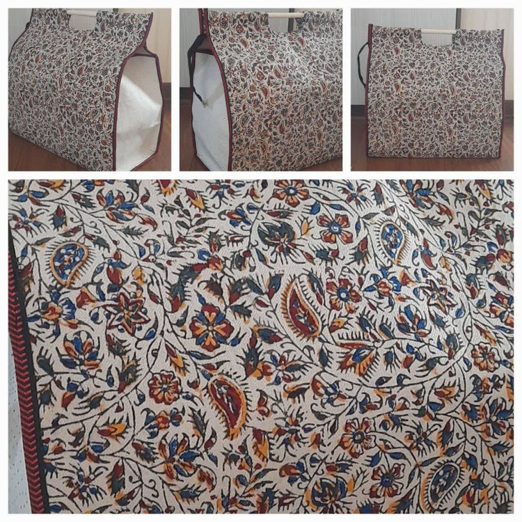ساک دستی قلمکاری سایز بسیار بزرگ